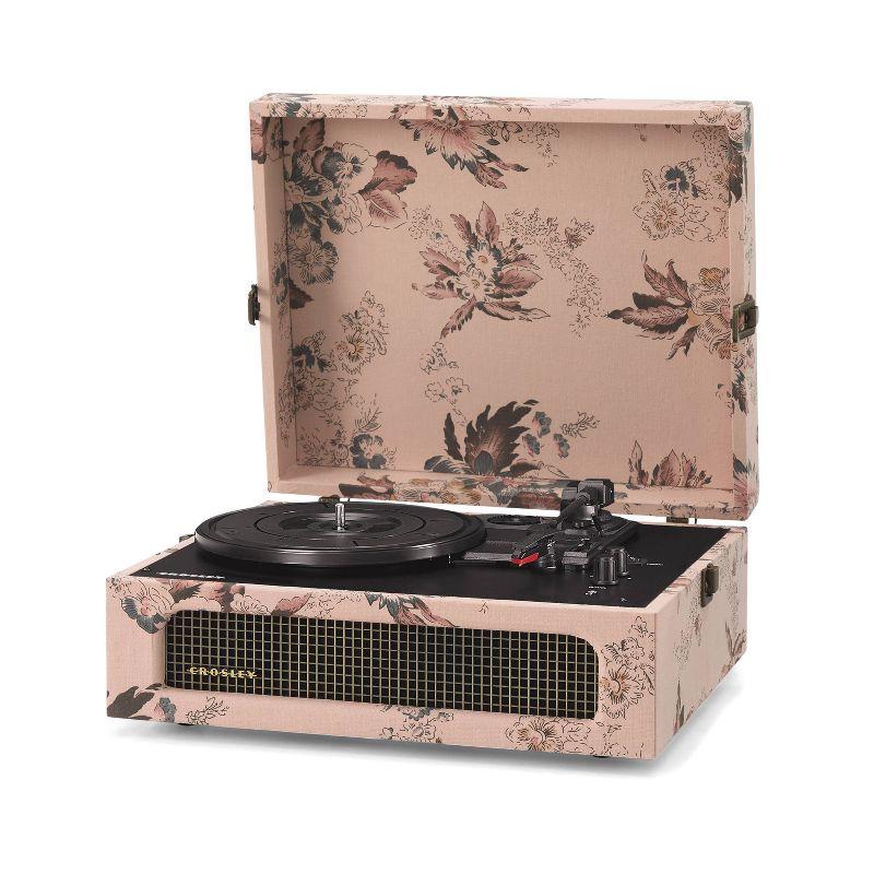 Crosley Floral Voyager Bluetooth Record Player