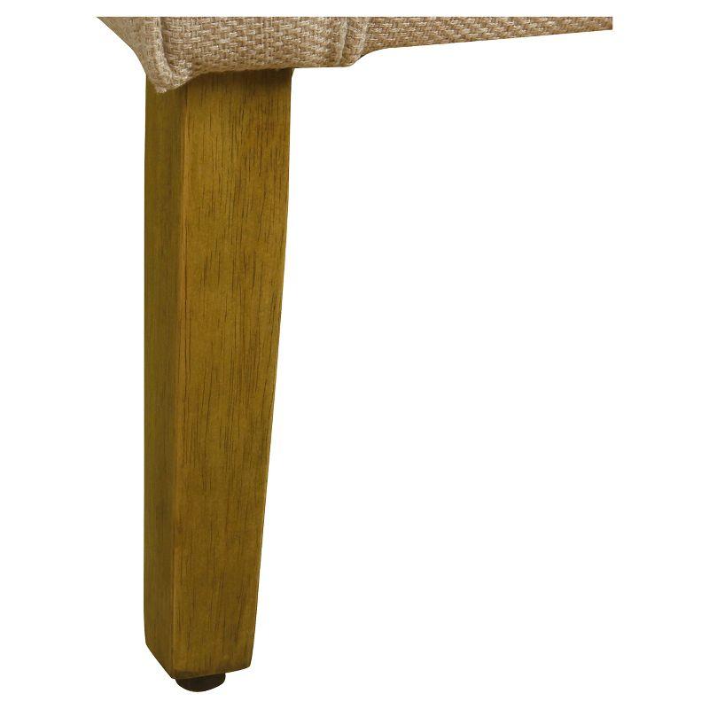 Modern Barrel Accent Chair Flax Brown - HomePop: Upholstered, Transitional Style, Bedroom & Living Room