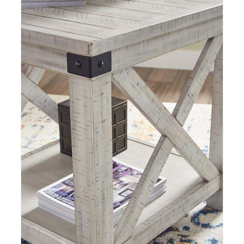 Signature Design by Ashley Casual Carynhurst End Table  Whitewash