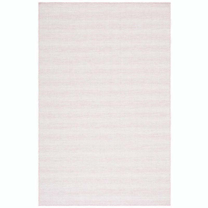 Hampton HTN231 Power Loomed Indoor/Outdoor Area Rug - Light Pink - 5'1"x7'6" - Safavieh.