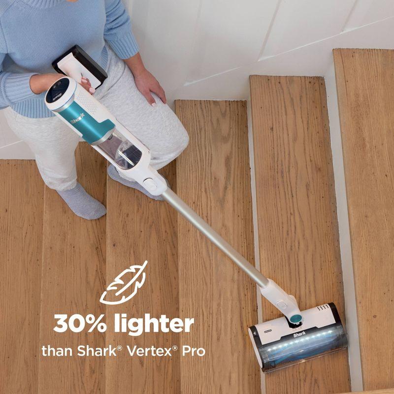 Shark Clean & Empty Cordless Stick Vacuum & Auto-Empty System with PowerFins Brushroll BU3521: Bagless, 40 Min Run Time