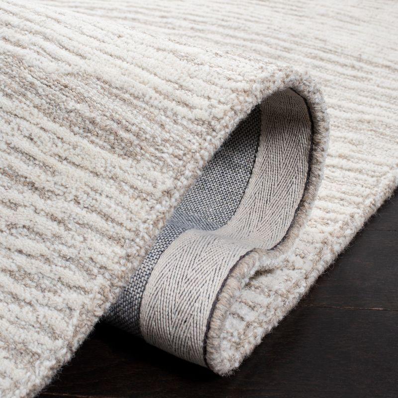 Metro MET995 Hand Tufted Indoor Area Rug - Natural/Ivory - 6'x6' - Safavieh