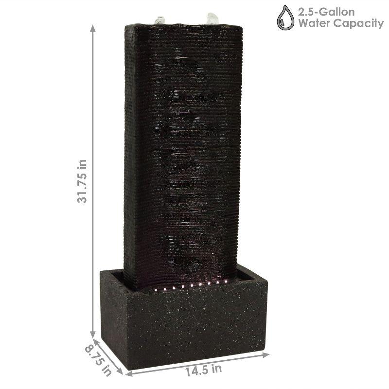 Brayden Studio® Crass Weather Resistant Floor Fountain with Light