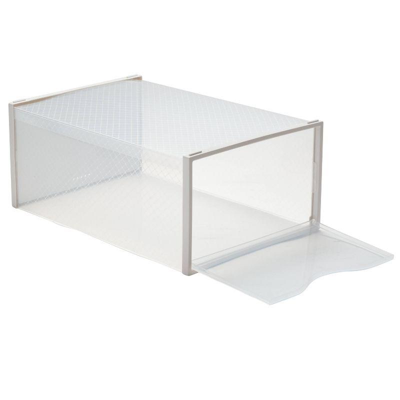 Simplify Set of 12 Drop Front Shoe Box White