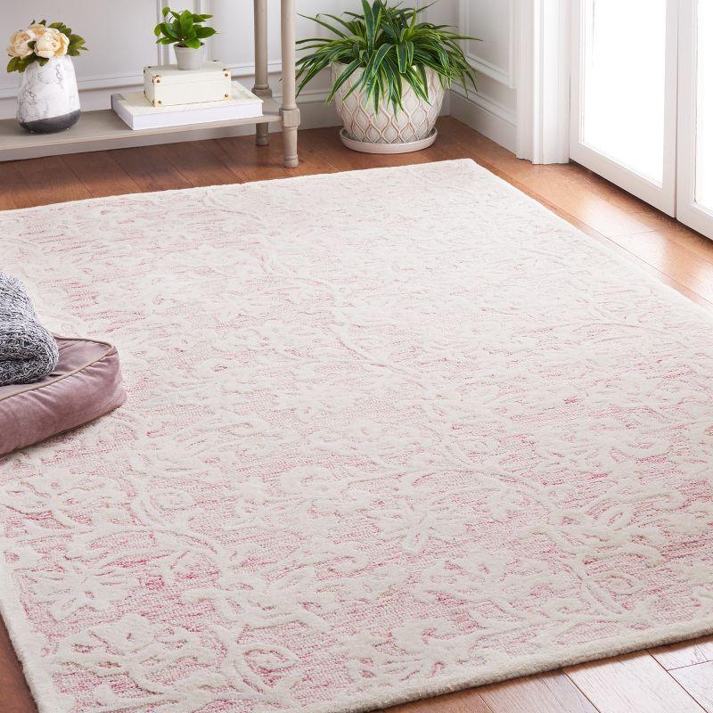 Msr Metro Hand Tufted Wool Floral Rug