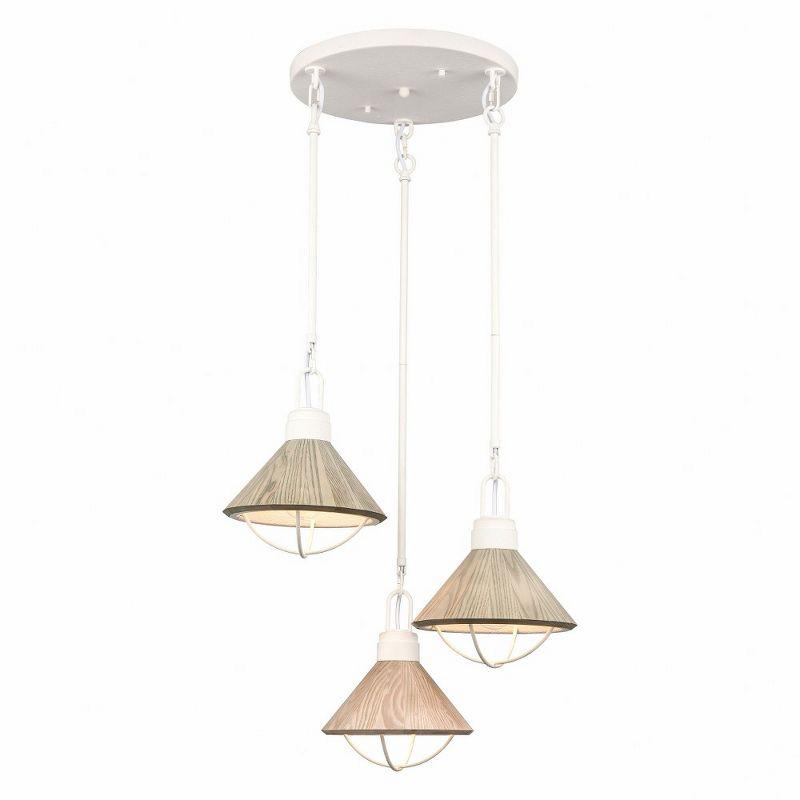 Elk Home Cape May 3 - Light Pendant in  White Coral