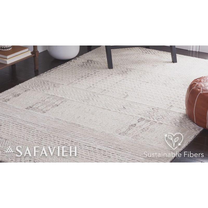Glamour GLM538 Hand Tufted Indoor Accent Rug - Navy/Ivory - 3'x5' - Safavieh