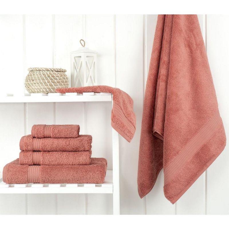 American Soft Linen Turkish Premium Quality 100% Cotton 6 Piece Towel Set, Soft Absorbent Quick Dry Bath Towels for Bathroom