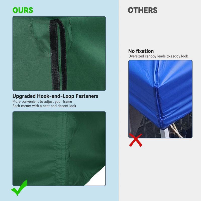 Yescom Yescom Canopy Top Replacement for 2-Tier Crescent TJSG081 Gazebo Outdoor Garden Yard Patio Cover