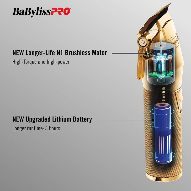 BaBylissPRO GOLDFX+ All-Metal Electric Shaver