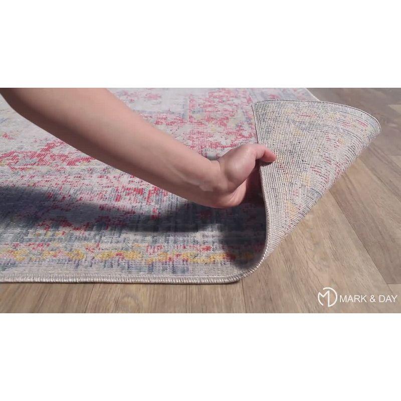 Mark & Day Everly 2'x2'11" Rectangle Woven Indoor Area Rugs Blue