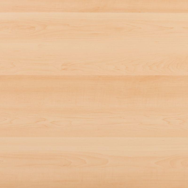 Emma and Oliver Maple Desk with Three Drawer Single Pedestal and Pull-Out Keyboard Tray