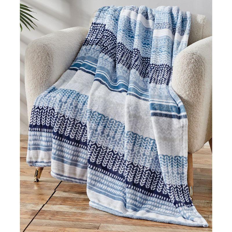 Noble House Extra Comfy and Plush Oversized Throw Blanket - Anissa - 50" x 70"