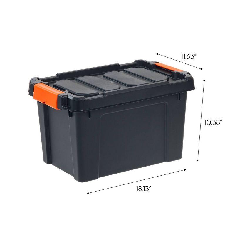 20 Qt./5 Gal. Heavy-duty Stackable Storage Tote