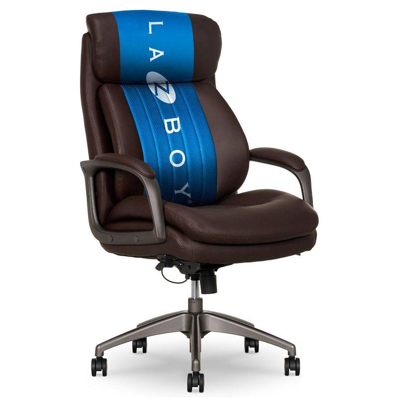 La-Z-Boy La-Z-Boy® Nova Executive Office Chair, Patented AIR Ergonomic Support Technology®, High-Back Premium Comfort & Support, Vegan PU Leather