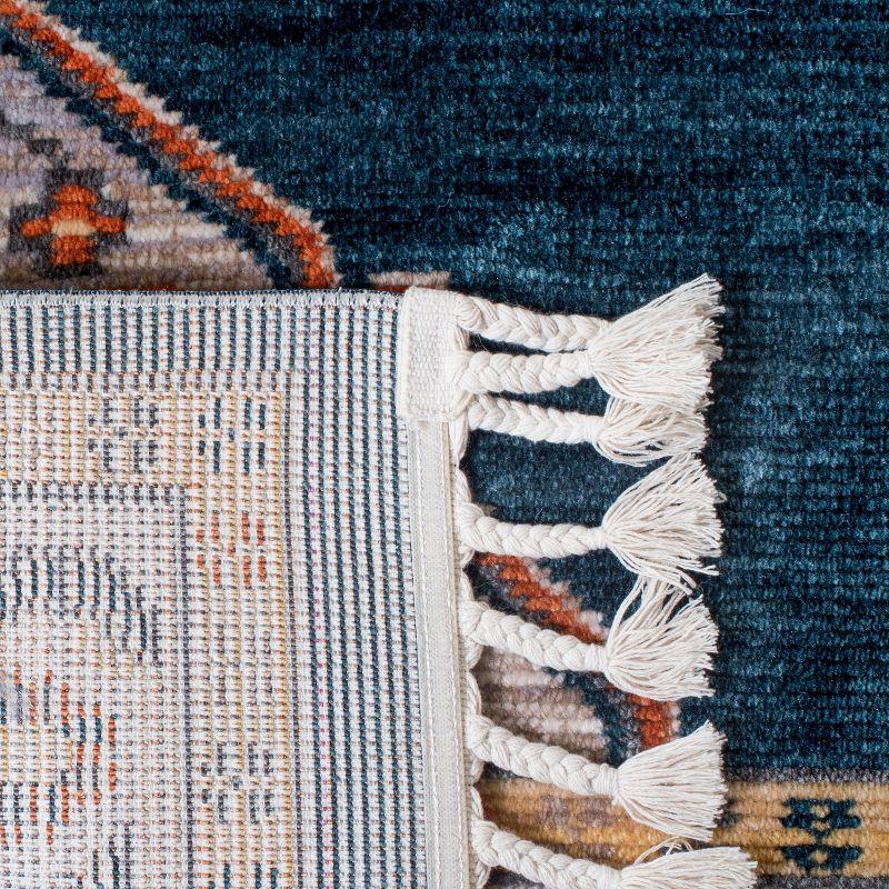 Farmhouse FMH830 Power Loomed Area Rug - Cream/Navy - 3' X 5' - Safavieh.