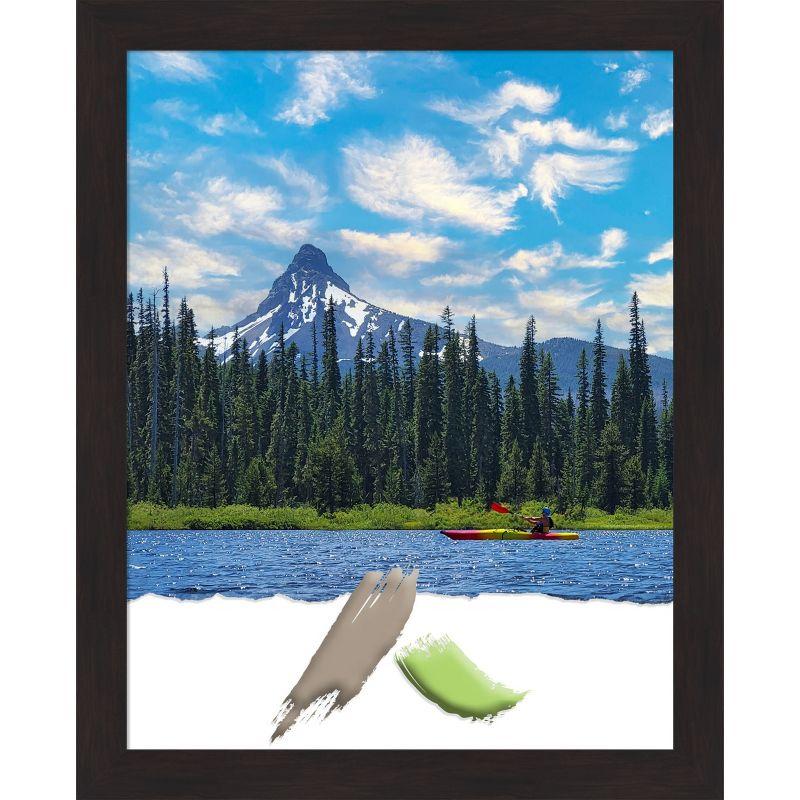 Espresso Brown Narrow Wood Wall Picture Frame 34.48 x 28.9 in