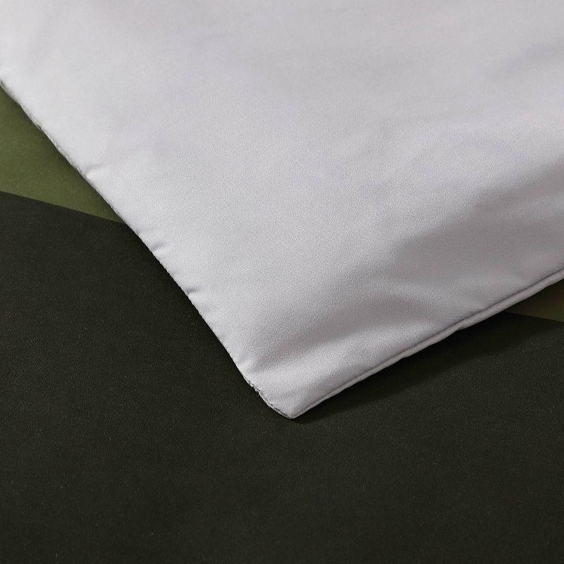 Eddie Bauer Skyline Stripe Reversible Green Duvet Cover Set