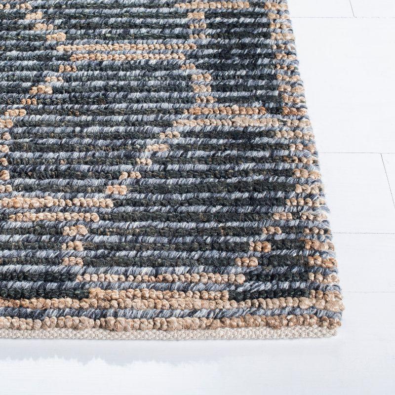 Natural Fiber NF218 Hand Woven Runner Rug - Beige/Charcoal - 2'3"x7' - Safavieh.