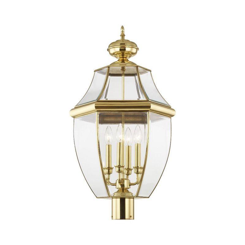 Livex Lighting Monterey 4 - Light Lantern in  Antique Brass
