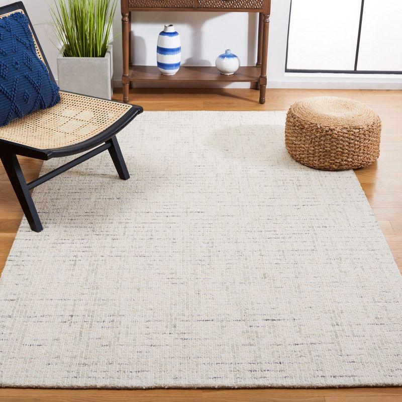 Abstract ABT468 Handmade Indoor Area Rug - Ivory/Light Gray - 5'x8' - Safavieh