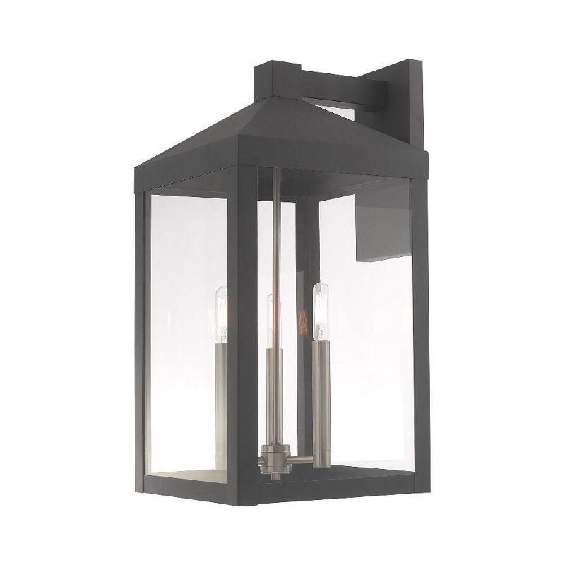 Livex Lighting Nyack 3 - Light Wall Light in  Scandinavian Gray