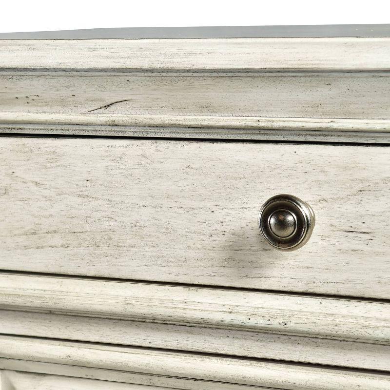 Highland Park Nightstand Rustic Ivory - Steve Silver Co.