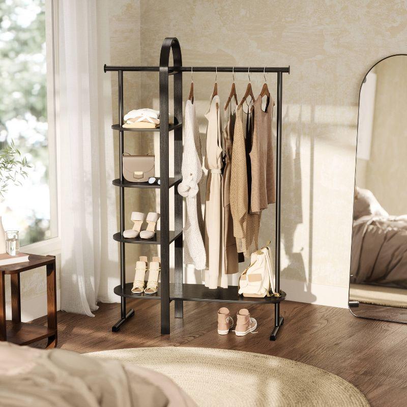 Bellwood 15'' Solid Wood Clothing Rack