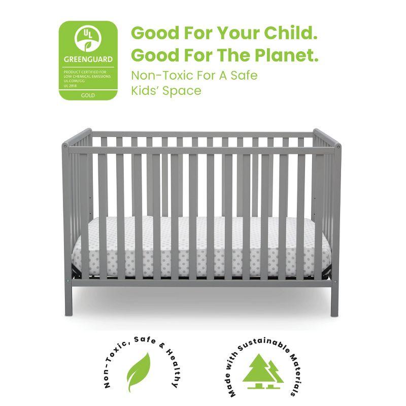 Delta Children Heartland 4-in-1 Convertible Crib - Greenguard Gold Certified