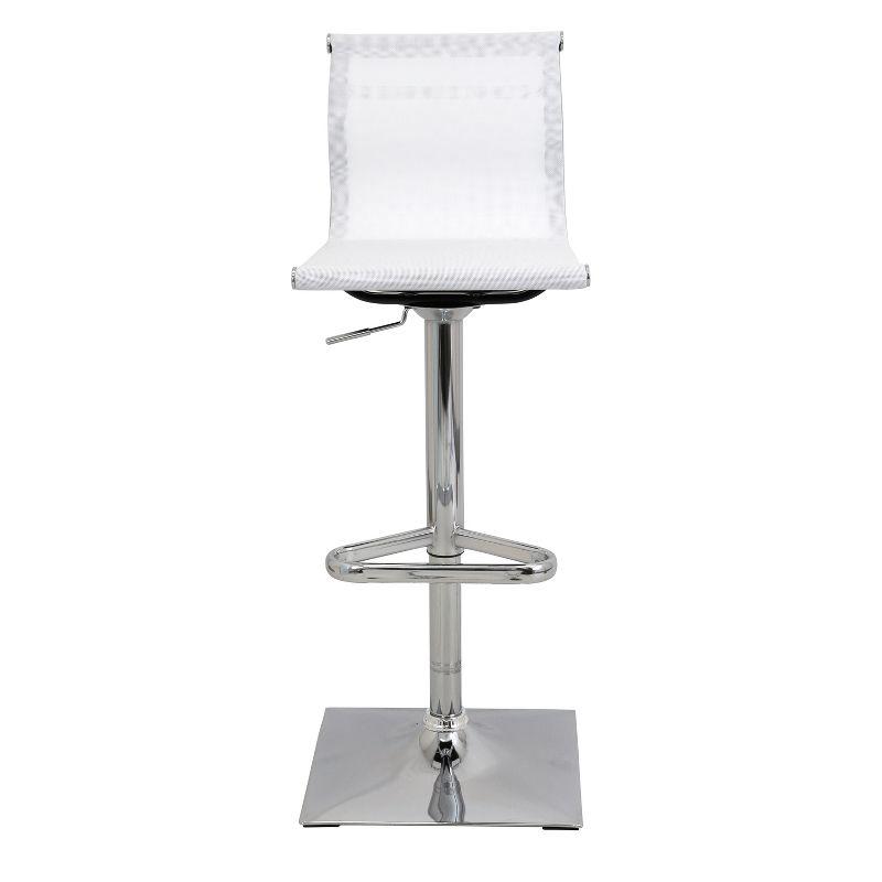 Mirage Contemporary Adjustable Barstool - LumiSource