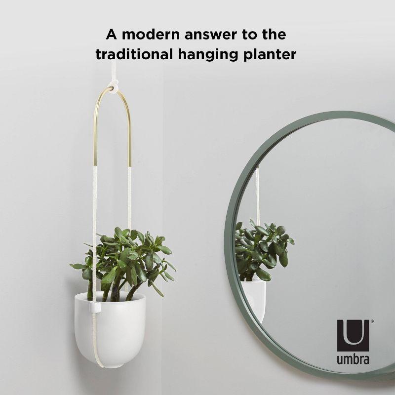 Umbra Bolo Ceramic Hanging Planter
