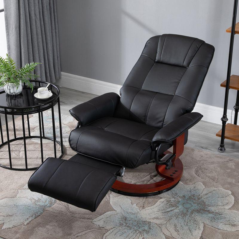 Faux Leather Recliner