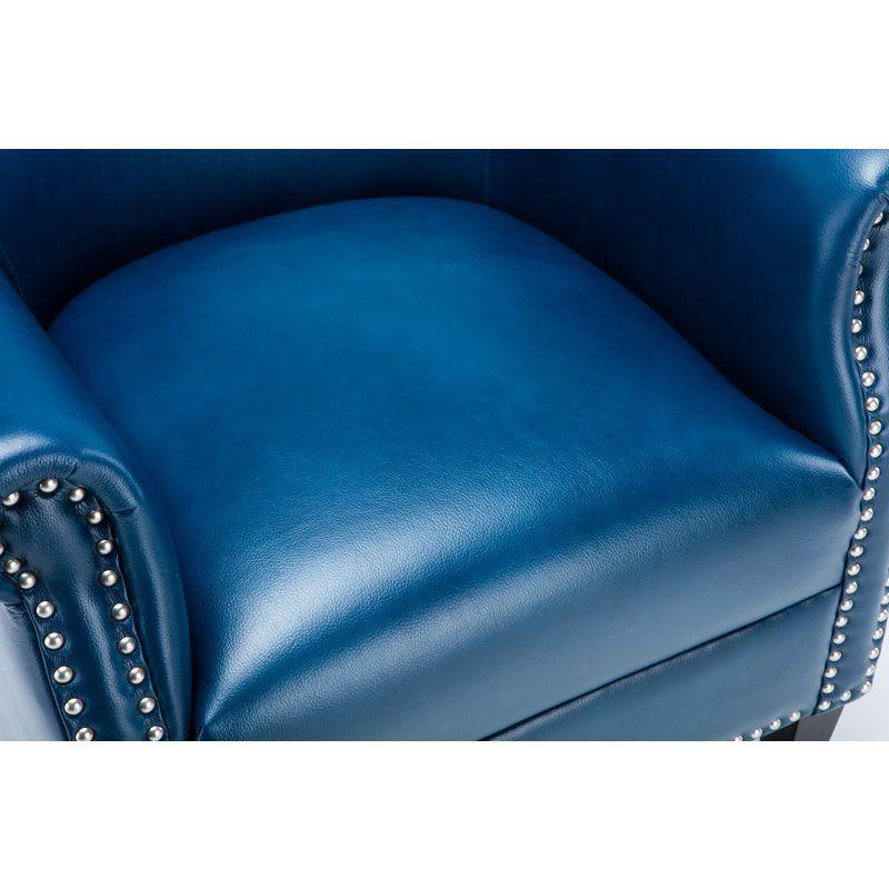 Holly Navy Blue Club Chair - Comfort Pointe