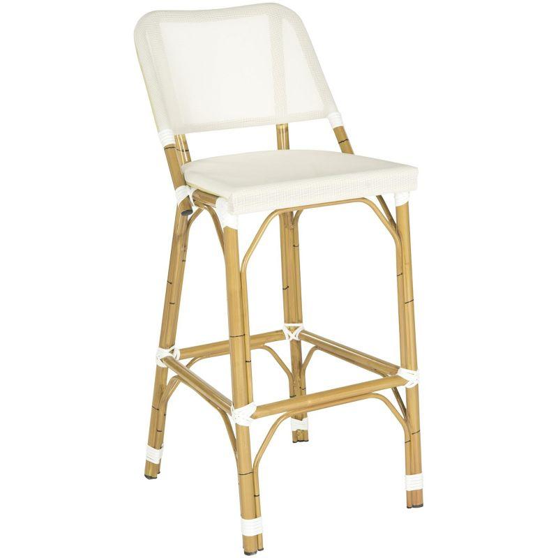 Deltana Barstool - Indoor/Outdoor - FOX5208 - Beige - Safavieh