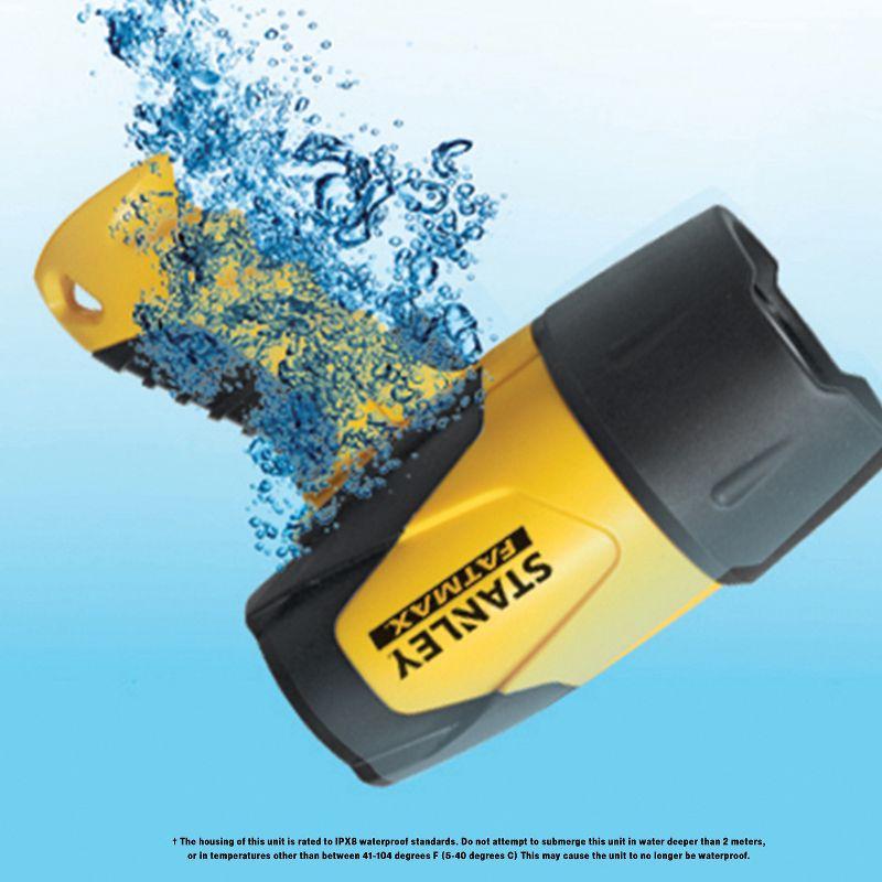 Stanley Tools FATMAX® Waterproof 520-Lumen Rechargeable LED Spotlight, FL5W10 in Yellow