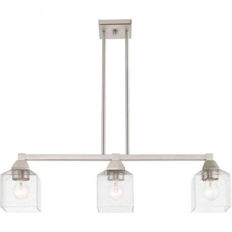 Livex Lighting Aragon 3 - Light Chandelier in  Brushed Nickel