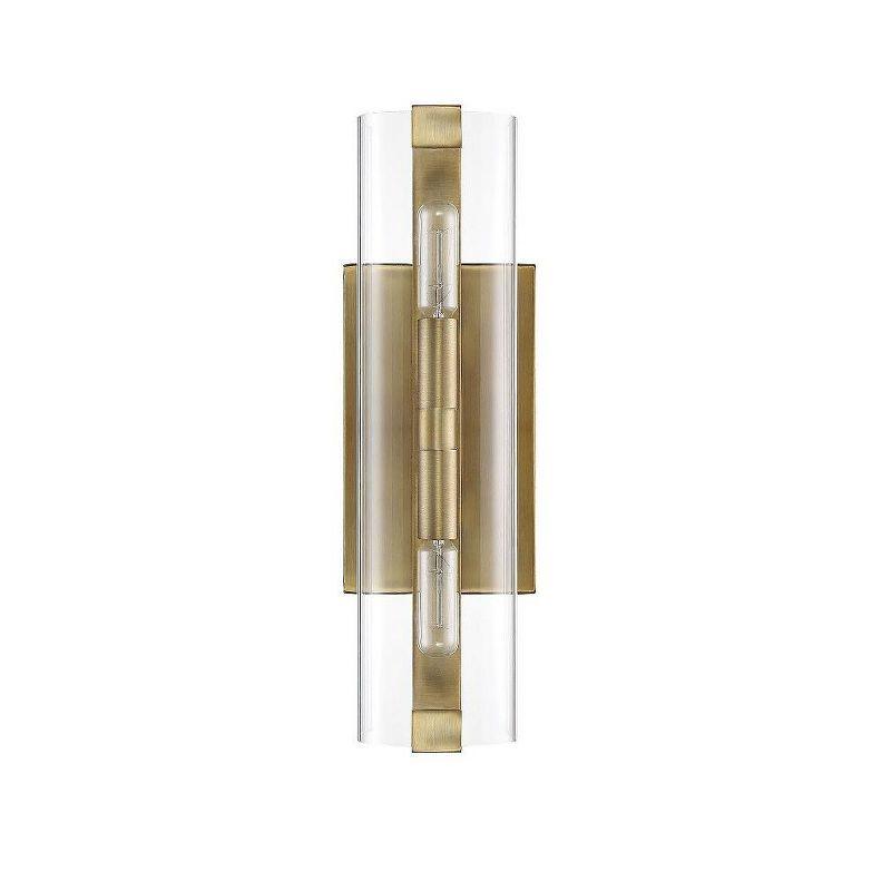 Savoy House Winfield 2 - Light Wall Light in  Warm Brass