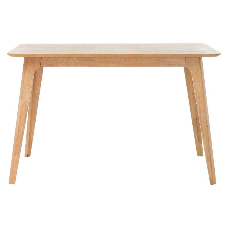 Gideon Dining Table - Natural Oak - Christopher Knight Home: Scandinavian Style, 4-Seat Rectangle, Rubberwood