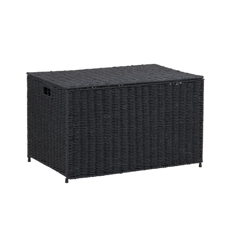 Household Essentials Woven Wicker Storage Chest
