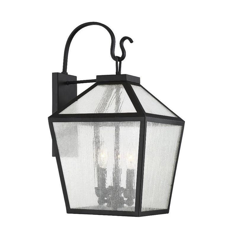 Savoy House Woodstock 3 - Light Wall Light in  Black