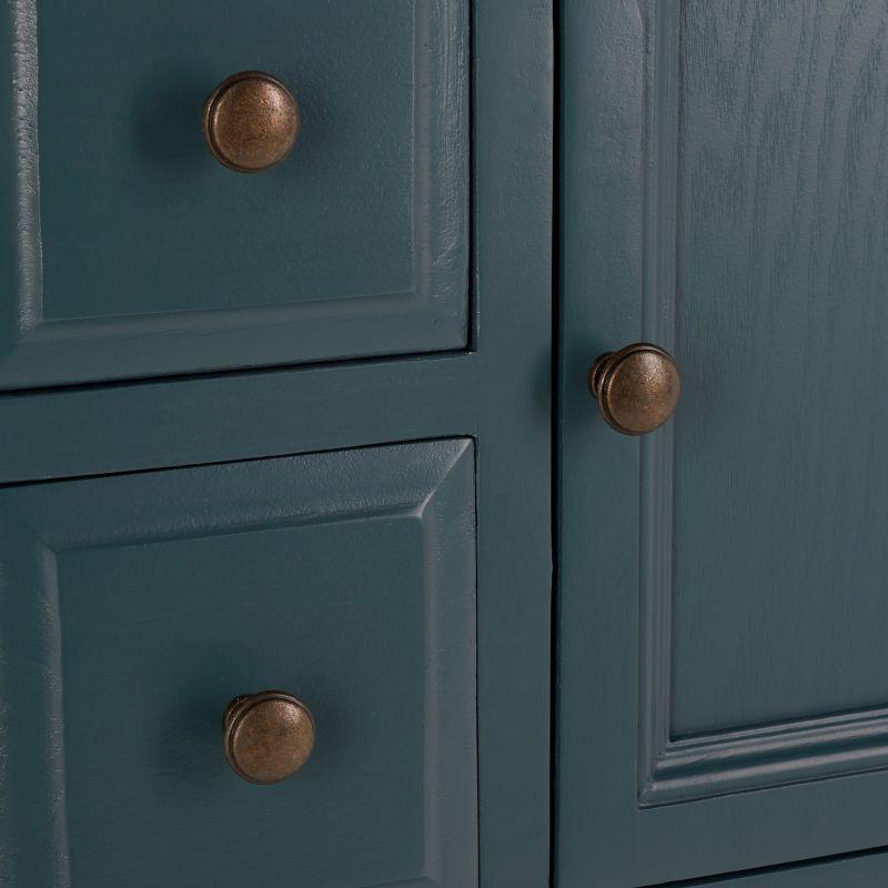 Charlotte Sideboard - AMH6517 - Teal - Safavieh Couture