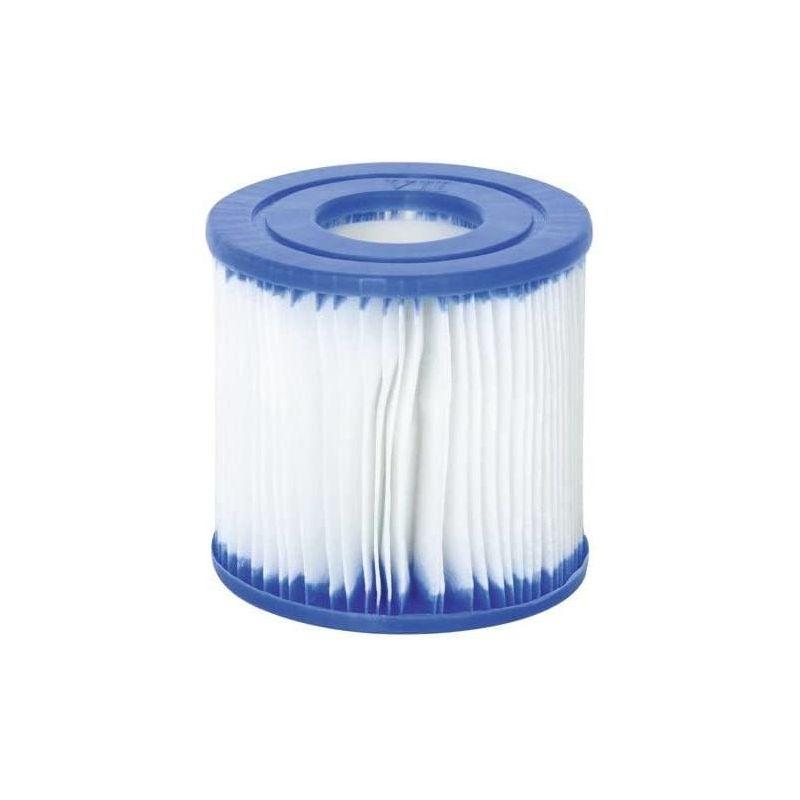 Bestway Fast Set PVC 15' Above Ground Round Inflatable Swimming Pool Set with 530 GPH Filter Pump