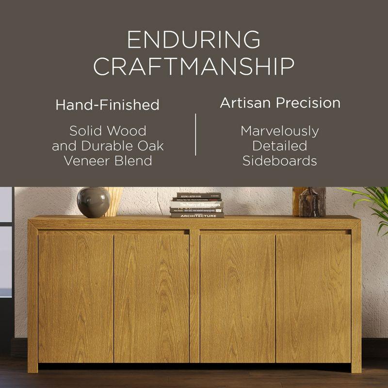 Maven Lane Iris Contemporary Wooden Sideboard