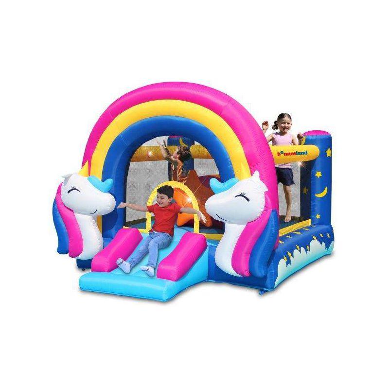 Fantasy Unicorn Bounce House with Lights and Sound