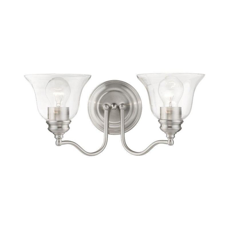 Livex Lighting Moreland 2 - Light Vanity in  Brushed Nickel