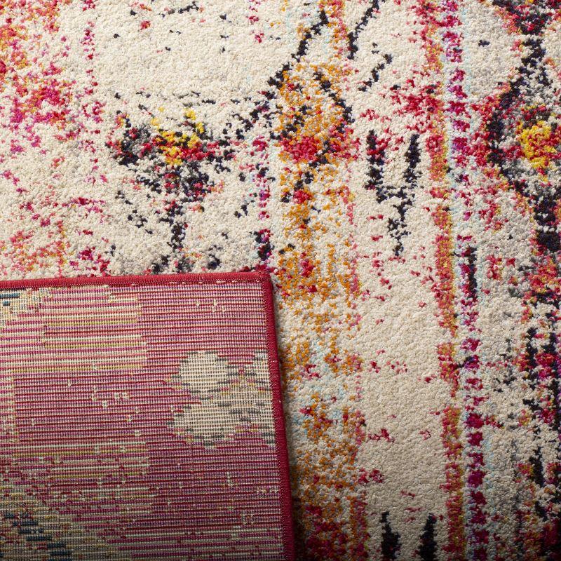 Monaco MNC222 Power Loomed Indoor Area Rug - Magenta/Multi - 8'x11' - Safavieh