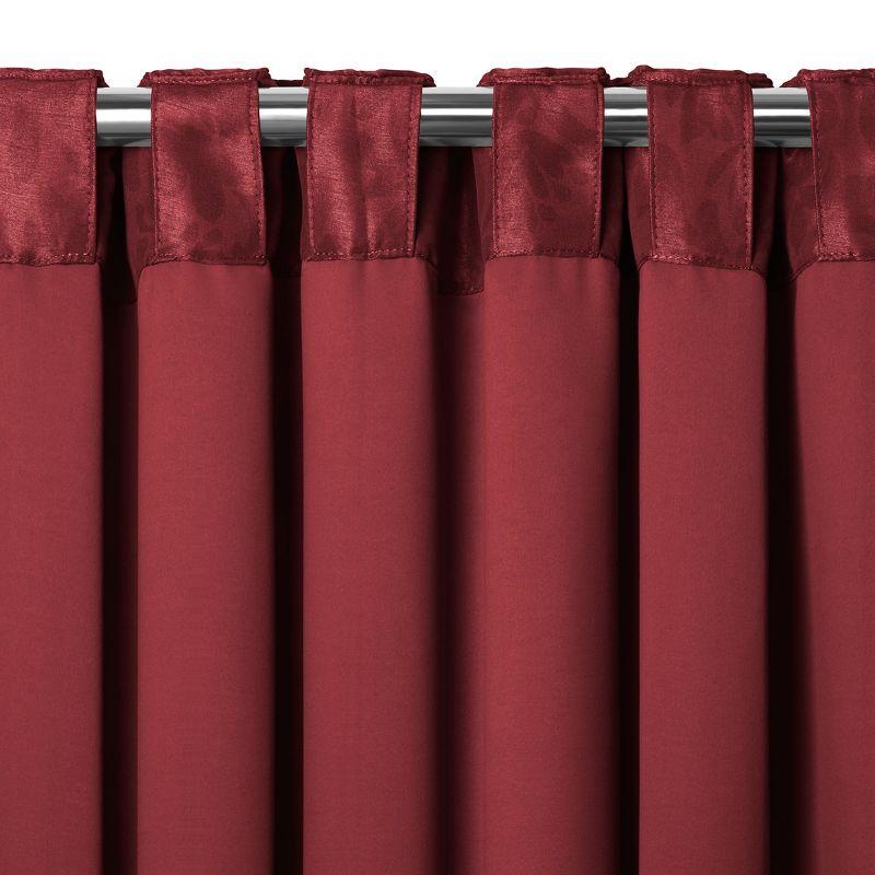 Antonia Blackout Window Curtain Panel - Elrene Home Fashions