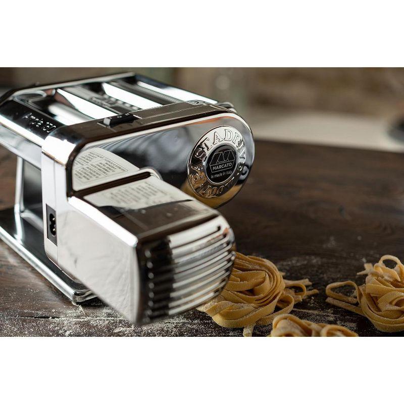 Marcato Ampiamotor 110V Chrome Steel Pasta Machine