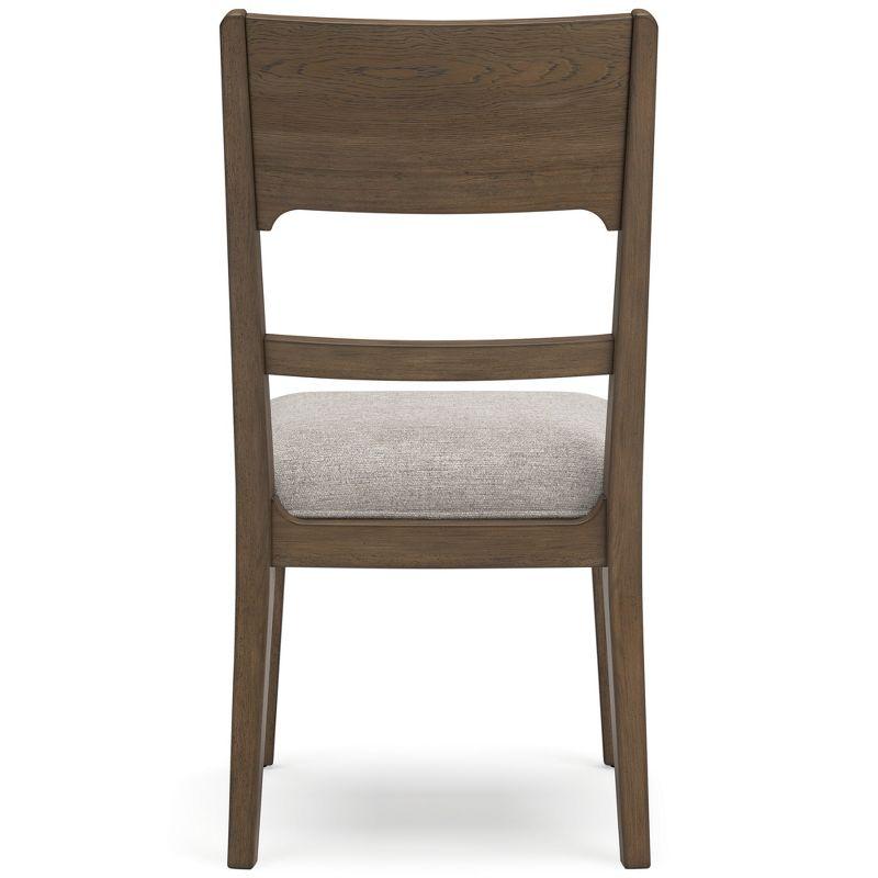 Signature Design by Ashley Cabalynn Traditional Dining Chair Set, Set of 2, Brown & Tan