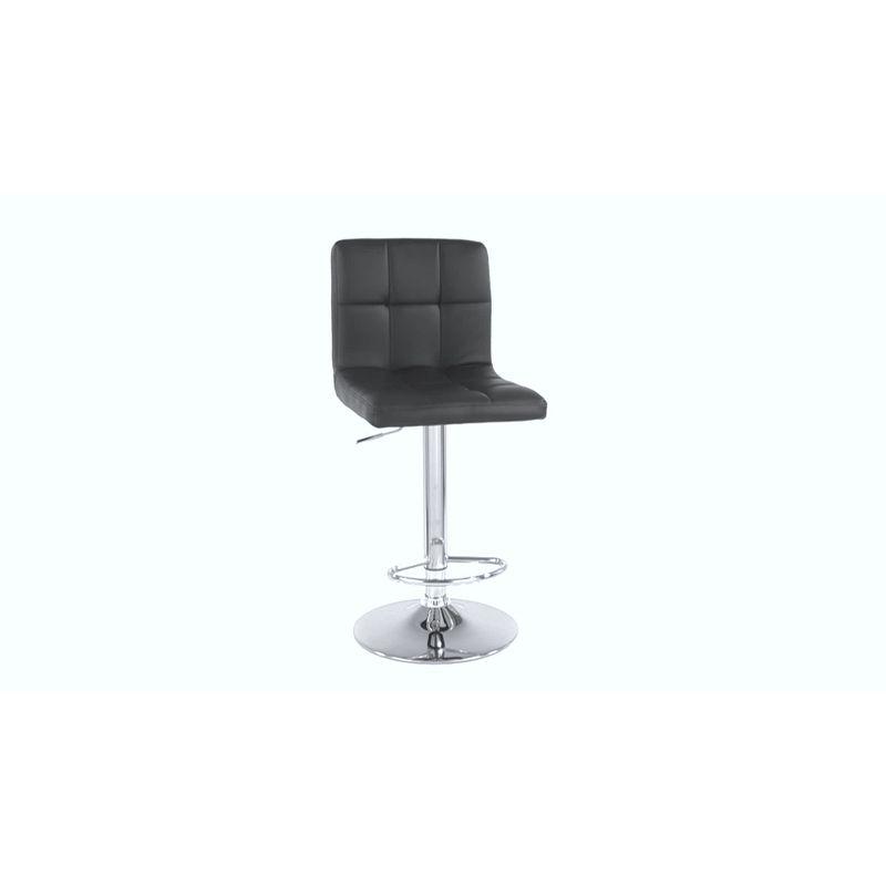 Signature Design by Ashley Bellatier Tall Swivel Barstool Black: Adjustable, Upholstered, Metal Frame